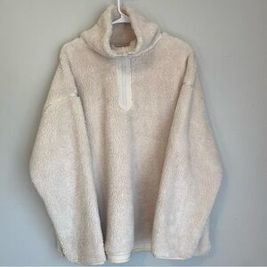 Chaps Cream Sherpa Sweatshirt